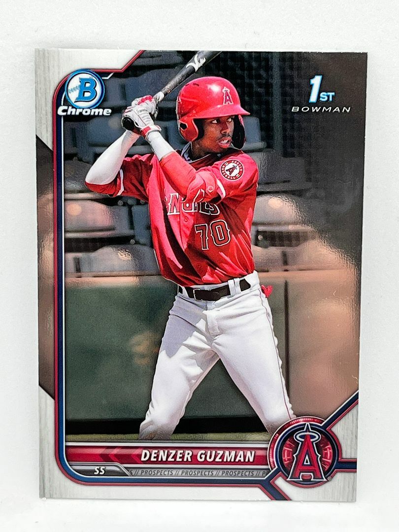 denden☆ 2022 Bowman Denzer Guzman Chrome 1st Angels BCP-138 | eBay