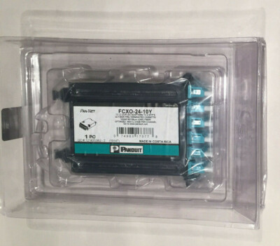 PANDUIT FCXO-24-10Y 10Gig 50/125µm 24 Fiber pre-terminated cassette. Sealed
