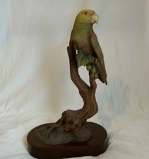 Rick Cain Paradise Found Parrot Sculpture Bird Limited Signed Rare