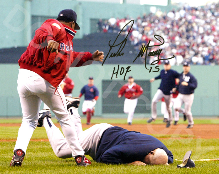 Pedro Martinez vs Don Zimmer Autographed 8x10 Signed Reprint Photo Auto HOF