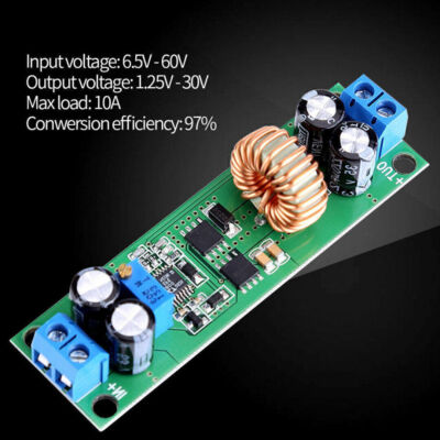 10A DC Step Down Converter Spannungswandler Modul 6.5-60V to 3V/5V/9V/12V/1 Z1A2