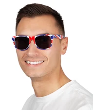 Union Jack Glasses Great Britain Sun Glasses Olympics Fancy Dress Adults Prop
