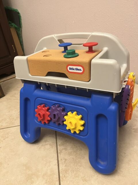 Little Tikes Little Handiworker Tool Play Set Work Bench Gears Wrench Tools