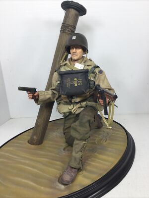 1/6 DRAGON CUSTOM BUILD WW2 US 2ND RANGER BTN OMAHA BEACH DIORAMA