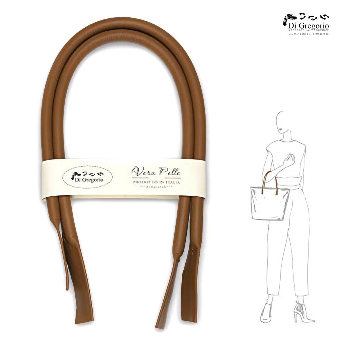 Coppia Di Manici Per Borse In Resina - 2 Maniglie Lucide Marrone Scuro - Anallergiche E Adatte A Qualsiasi Borsa - Foto 8