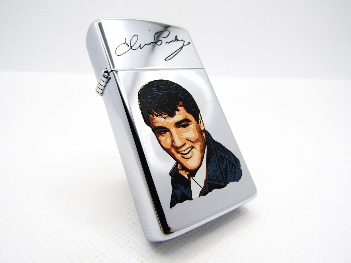 Elvis Presley Slim Zippo 1991 Mint Rare | eBay