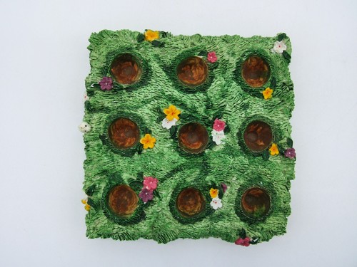 Easter Tic-Tac-Toe Game with Miniature Bunny & Carrot Pieces - 6” Board - Picture 3 of 6