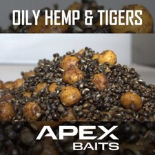 Oily Hemp & Tigers - Cooked, Carp, Fishing, Particle, Oily, Tigernuts FREE 24P&P