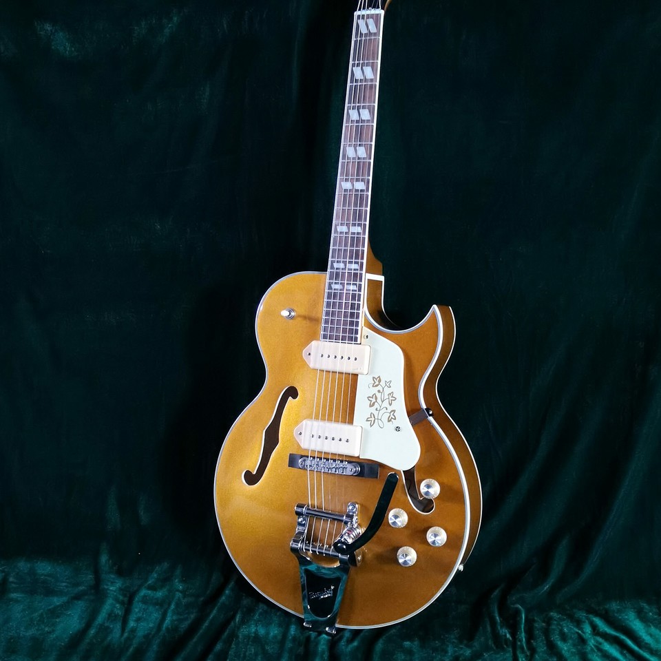 Semi Hollow Electric Guitar Byrdland P90 Pickups Sunburst Semi Hollow Electric Guitar Byrdland P90 Pickups Sunburst