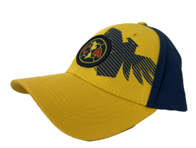 Club América Baseball Cap - Yellow/Navy - Eagle Logo - Adjustable