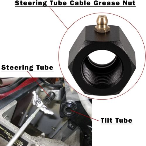 Marine Steering Tube Cable Grease Nut for Yamaha Tohatsu Mercury OMC 2861 FSM068 - Picture 3 of 9