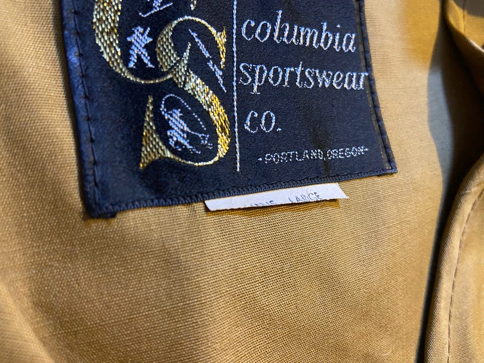 Columbia Sportswear Fly Fishing Vest Mens Medium Beige Pockets Vintage/70s - Image 3 of 4