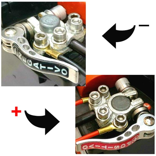 2 x BATTERY TERMINAL CONNECTOR CLAMP QUICK RELEASE / ADJUST DISCONNECT New-tool - Picture 6 of 6
