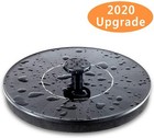 Mademax Solar Bird Bath Fountain Pump, Solar Fountain with 4 Nozzle