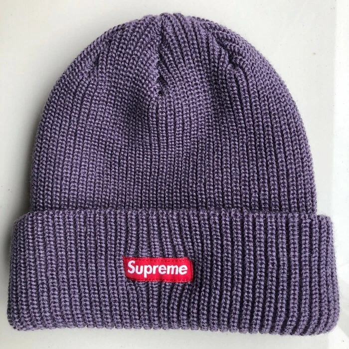 Beanie jauge lâche Supreme FW17 VIOLET
