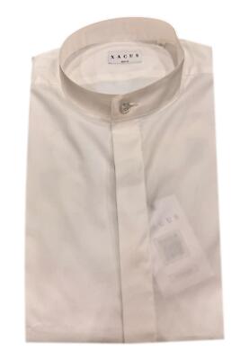NWT  XACUS   PINAFORE COLLAR SHIRT 16113 639ML001 WHITE