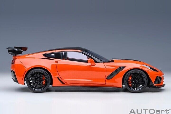 1/18 Chevrolet Corvette C7 ZR1 Sebring Orange Tintcoat 2019 Model