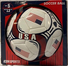 Icon Sports USA Soccer Ball, Size 5, NEW