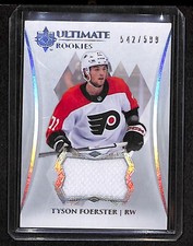 2023-24 Upper Deck Ultimate Rookies Silver Jersey Tyson Foerster /599