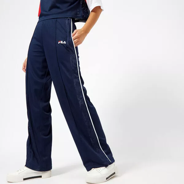 Pantalon clats lat raux Fila Neka pantalon femme marine blanc