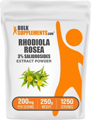 BulkSupplements Rhodiola Extract (3% Salidroside) 250g - 200mg per Serving