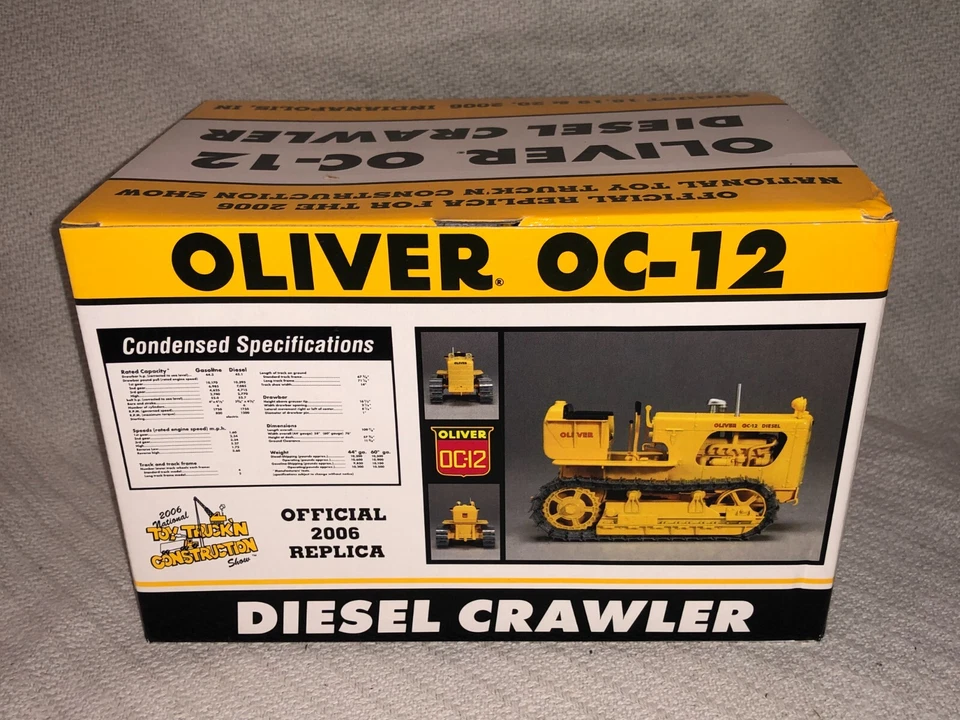 Brand New Oliver OC 12 Diesel Crawler 1/16 Diecast Replica Collectible Spec Cast - Image 4 of 4