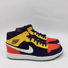 air jordan 1 mid yellow orange