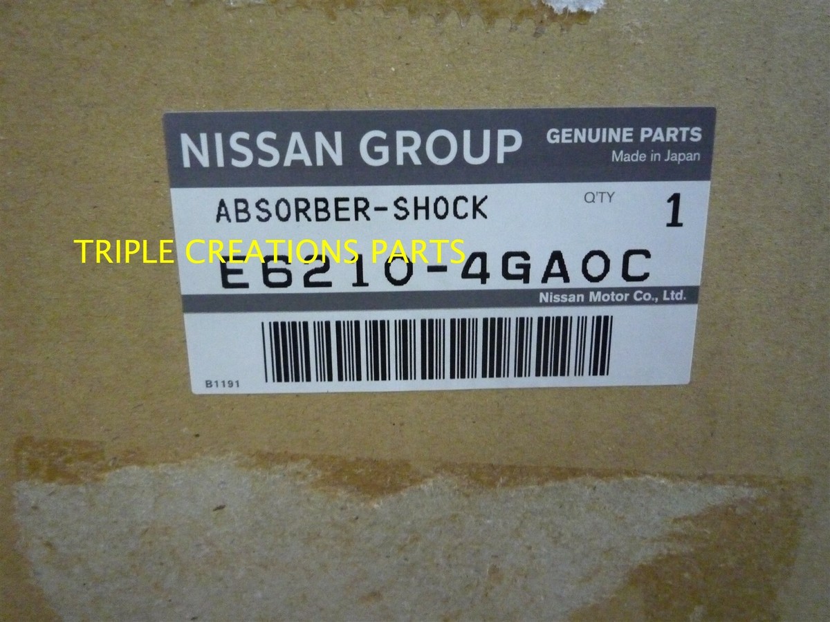 Genuine Nissan E6210-4GA0C Shock Absorber Kit-Rear E62104GA0C OEM