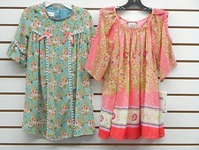 Girls Bonnie Jean Teal Floral OR Coral Floral Dress Sizes 4, 5,  6