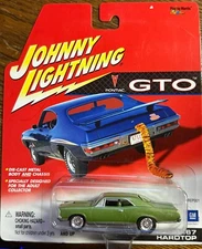 Johnny Lightning Pontiac GTO 1971 Pro Street Green HTF