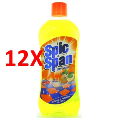 12 X Spic&span BÖden 1000 Ml.zeder-bergamotte