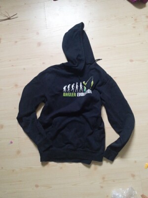 Pullover Größe M schwarz Mit Kapuze Angler Evolution Pulli Herren Obert Stedman 