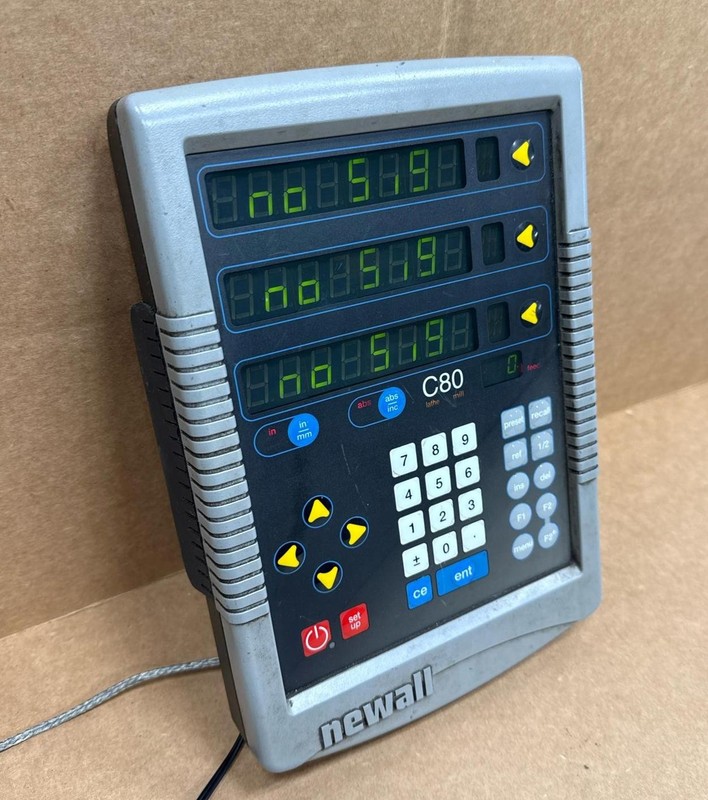 Newall C80 3-Axis Digital Readout Unit Part No. C803000 w/ Power Cord