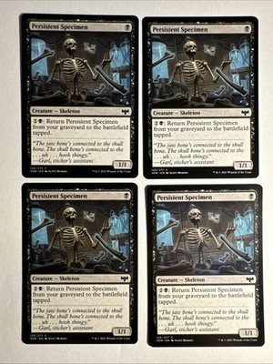 4x Mtg Crimson Vow Persistent Specimen NM/M Magic The Gathering