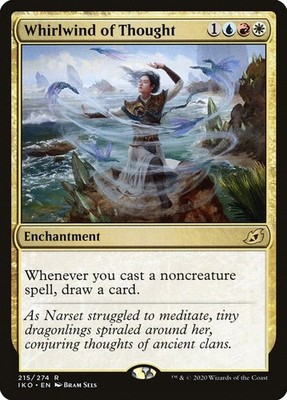 Whirlwind of Thought [Ikoria: Lair of Behemoths Foil - 215] NM