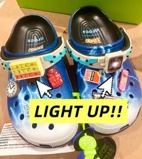 New Authentic Crocs Back to the Future Classic Clogs Limited M5 W7 211503-90H