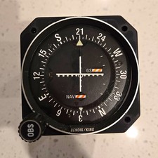 Bendix/King KI-209A VOR/LOC/Glideslope Indicator – Fully Functional Bendix/King KI-209A VOR/LOC/Glideslope Indicator – Fully Functional
