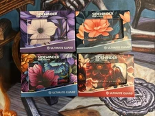 Brand New Ultimate Guard Sidewinder 100+ Floral Places III Set of 4 Deckboxes x1