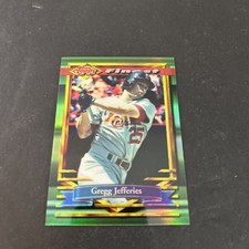 1994 Finest Refractor Gregg Jeffries Cardinals #92 NMMT+ Condition