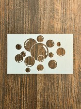 7x11 Bubbles Stencil   Bubble Design  Pattern, Fun, Crafts, Reusable Mylar, DIY