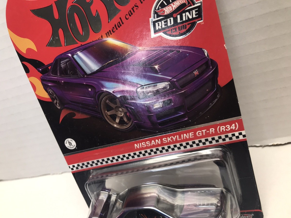 Hot Wheels RLC Purple Chameleon Nissan Skyline GT-R R34 | eBay
