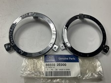 Front Bumper Seal Trim Bezel Left Right Set Oem For 05-09 Hyundai Tucson