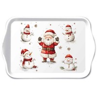 Tablett, Tray Jolly Friends 13X21Cm Ambiente | Weihnachten, Weihnachtsmann