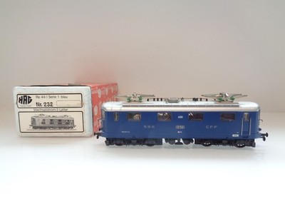 HAG H0 232 AC Schweiz E-Lok Re 4/4 I der SBB blau Digital für Märklin OVP BH4320
