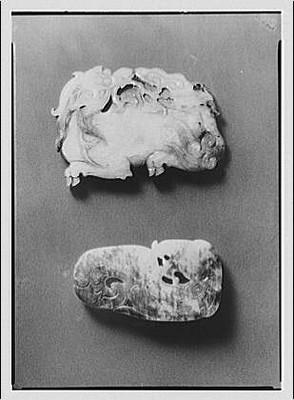 Photo:Arnold Genthe Art Objects Carvings 1890s Collection Display