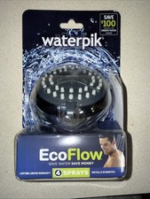 Waterpik EcoFlow Chrome 4 settings Showerhead 2.5 gpm