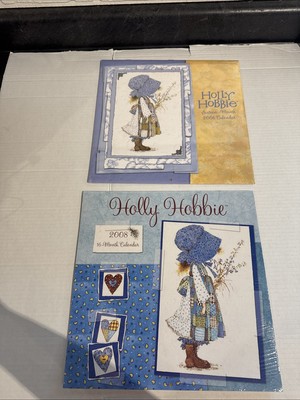 Vintage Hollie Hobby 2006 And 2008 16 Month- Wall Calendars, Brand New Sealed
