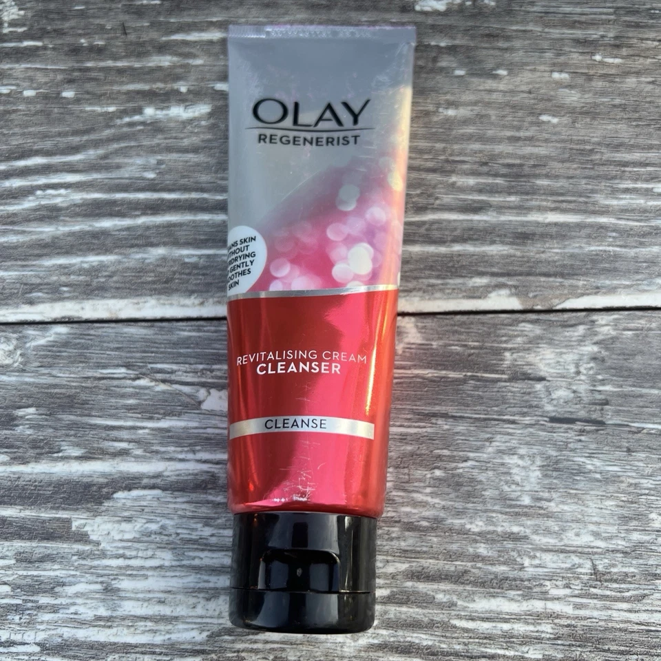 Crema limpiadora revitalizante Olay 100 g lavado facial antienvejecimiento tamaño completo sellada nueva Foto 2 de 4