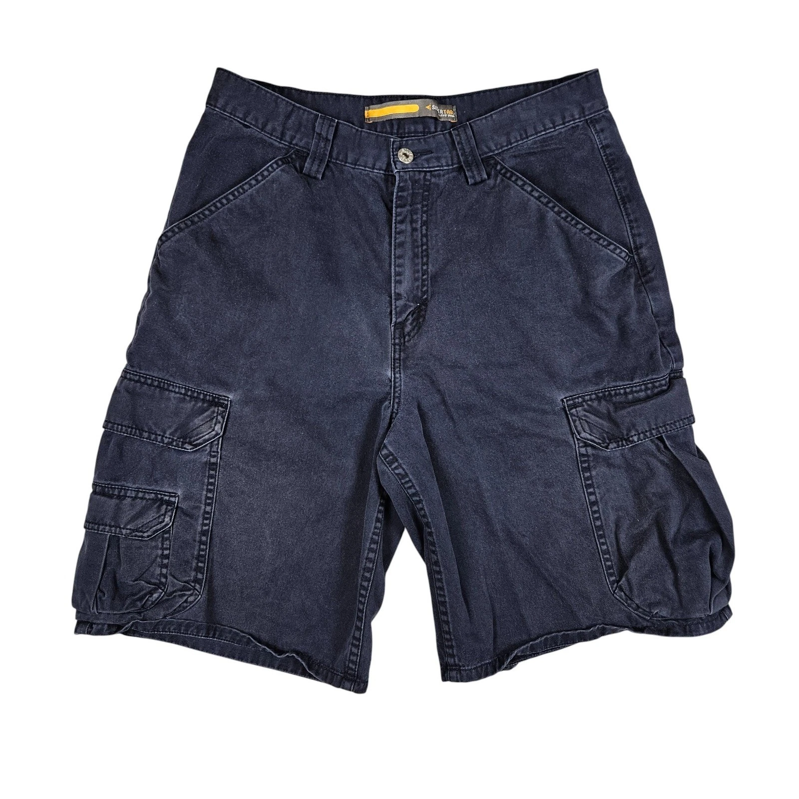 SilverTab Levi's (Mens 32) Cargo Shorts Blue Baggy Skater Utility Y2K Vintage