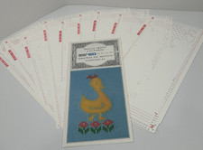 Punch Cards Booklet Knitting Machine Series 60 No. 311-320 Complete Set